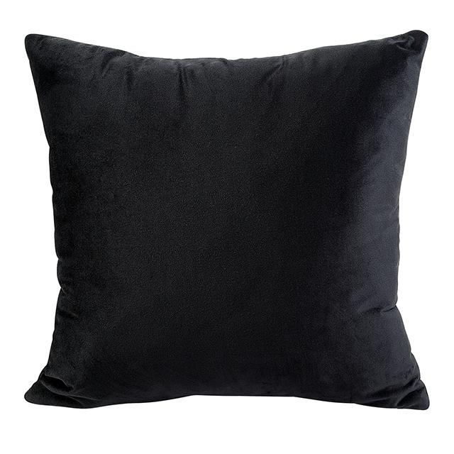 EVADNE Chair w/ Pillow, Black - My Sweet Home Furniture (Queens, NY)