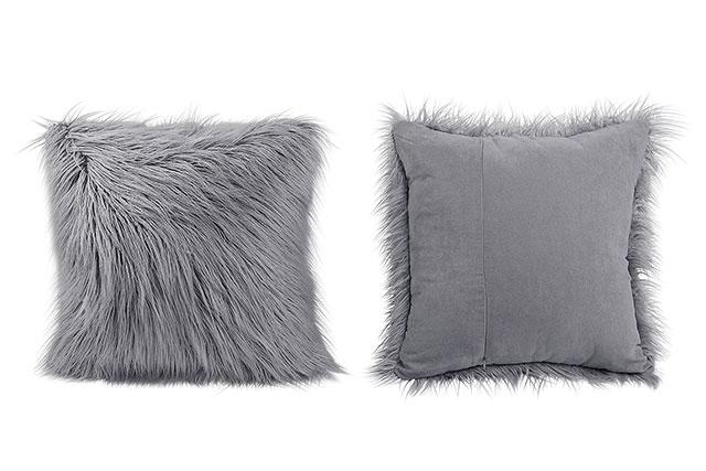 EVADNE Loveseat w/ Pillows, Black - My Sweet Home Furniture (Queens, NY)