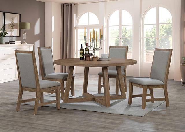 Everett 5 Pc. Round Table Dining Set - My Sweet Home Furniture (Queens, NY)