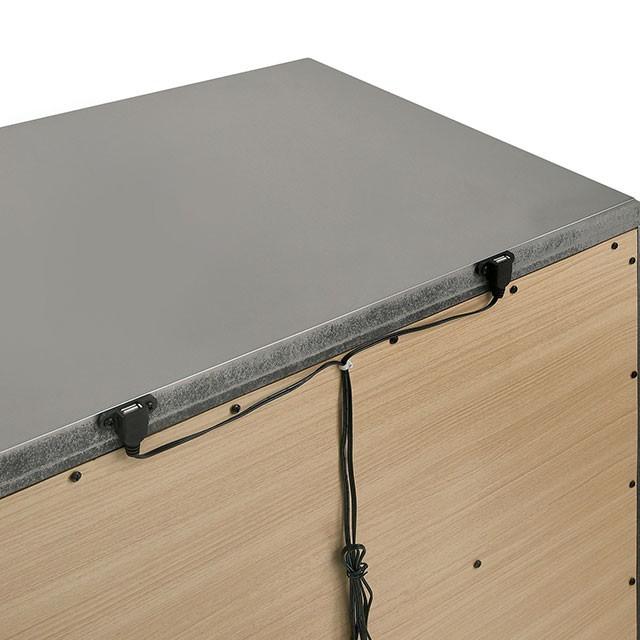 EMMELINE Night Stand w/ USB Outlet - My Sweet Home Furniture (Queens, NY)
