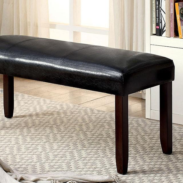 EMMONS I Dark Cherry/Espresso Bench - My Sweet Home Furniture (Queens, NY)