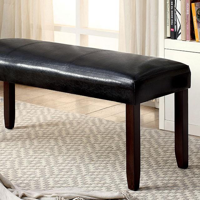 EMMONS I Dark Cherry/Espresso Bench - My Sweet Home Furniture (Queens, NY)
