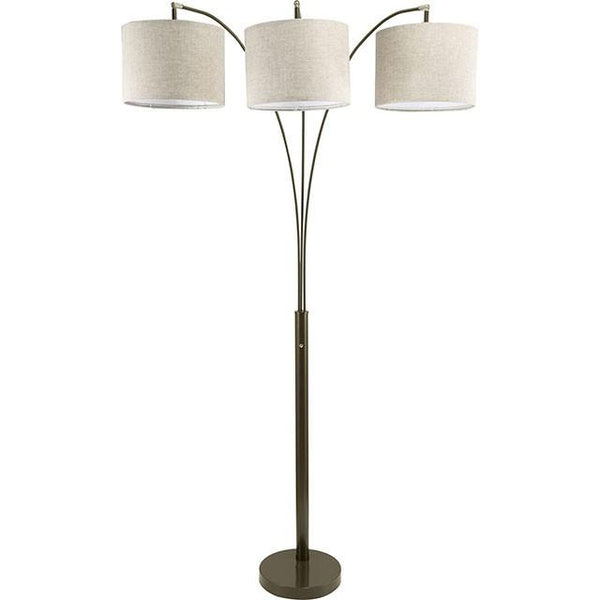 Fanny Brown 80"H Brown Arch Lamp - My Sweet Home Furniture (Queens, NY)