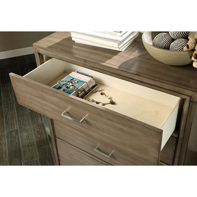 ENRICO I Gray Media Chest - My Sweet Home Furniture (Queens, NY)