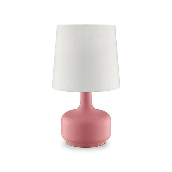 Farah Pink 17"H Matte Pink Table Lamp - My Sweet Home Furniture (Queens, NY)