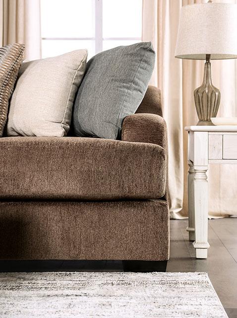 FARRINGDON Sectional, Brown - My Sweet Home Furniture (Queens, NY)