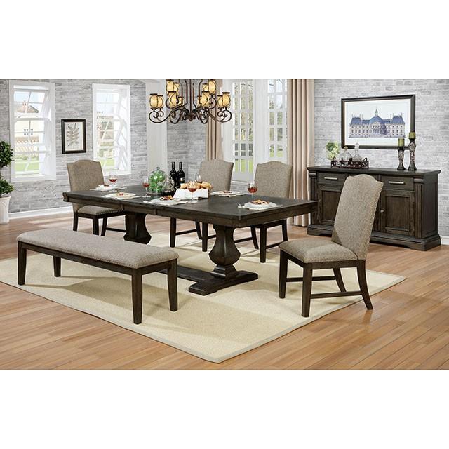 Faulk Dining Table Set with Bench - My Sweet Home Furniture (Queens, NY)
