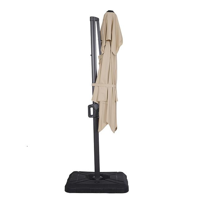 Fida 8 Ft Square Umbrella w/ Double Top + 37" Large Base - My Sweet Home Furniture (Queens, NY)