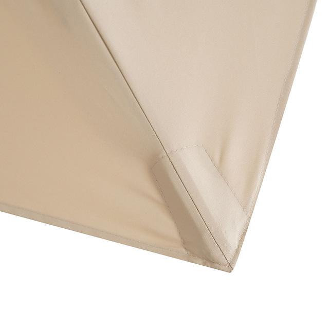 Fida 8 Ft Square Umbrella w/ Double Top + 37" Large Base - My Sweet Home Furniture (Queens, NY)