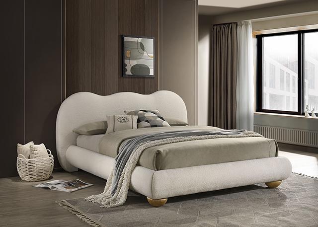 Finamore Bed White - My Sweet Home Furniture (Queens, NY)