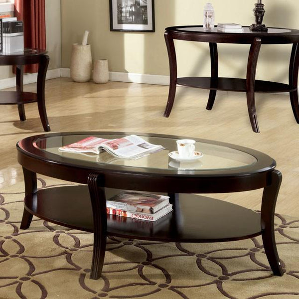 FINLEY Espresso Coffee Table - My Sweet Home Furniture (Queens, NY)