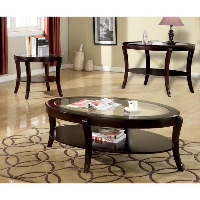 FINLEY Espresso Coffee Table - My Sweet Home Furniture (Queens, NY)