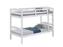 Finsbury Twin Twin Bunk Bed Espresso, Grey & White