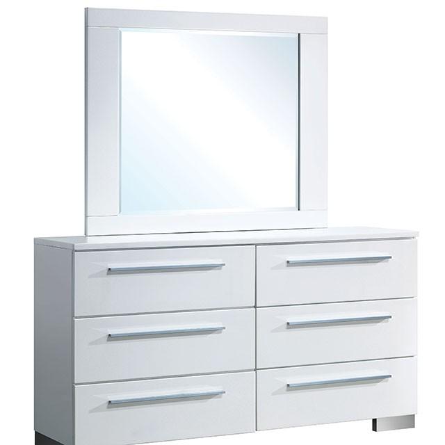 CLEMENTINE Glossy White Dresser - My Sweet Home Furniture (Queens, NY)