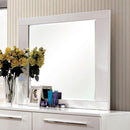 CLEMENTINE Glossy White Mirror