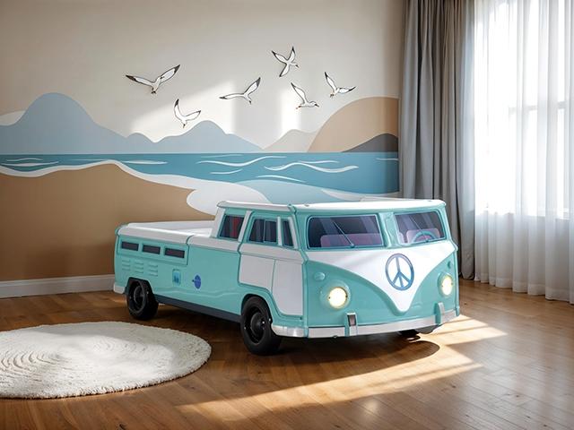 Axel Peace Bus Twin Bed - My Sweet Home Furniture (Queens, NY)
