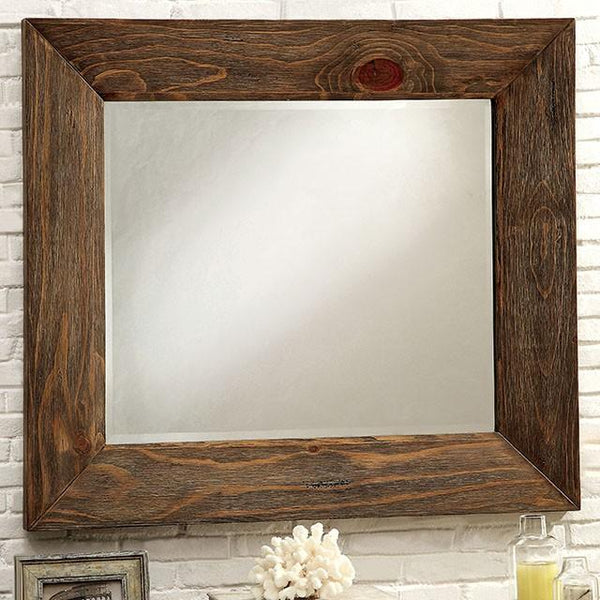 COIMBRA Rustic Natural Tone Mirror - My Sweet Home Furniture (Queens, NY)