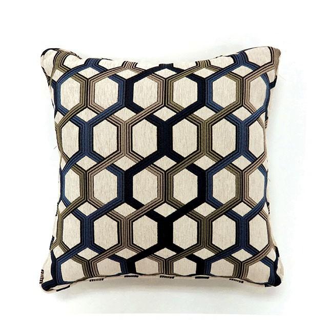 Comney Blue 18" X 18" Pillow, Blue (2/CTN) - My Sweet Home Furniture (Queens, NY)