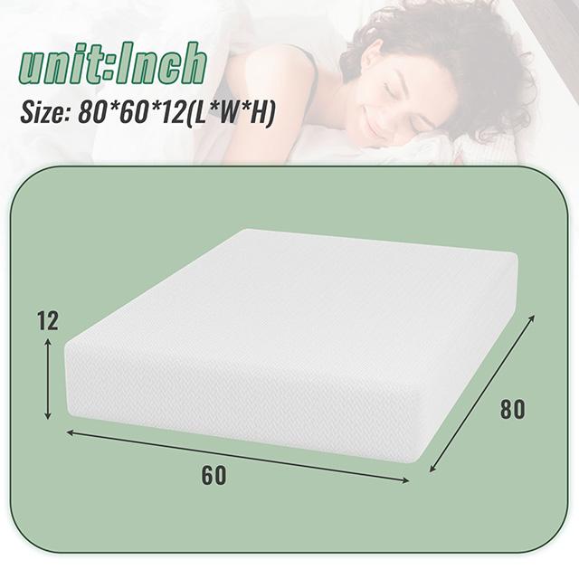 Coreopsis 12" Queen Memory Foam Wave Comfort - My Sweet Home Furniture (Queens, NY)