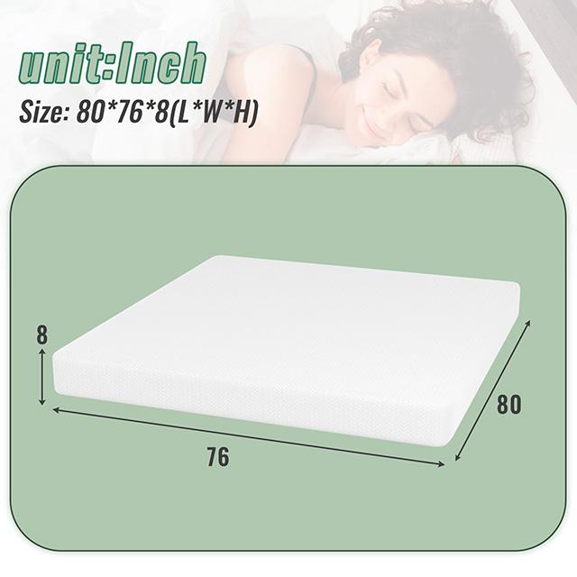 Coreopsis 8" E.King Memory Foam Wave Comfort - My Sweet Home Furniture (Queens, NY)