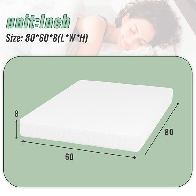 Coreopsis 8" Queen Memory Foam Wave Comfort - My Sweet Home Furniture (Queens, NY)