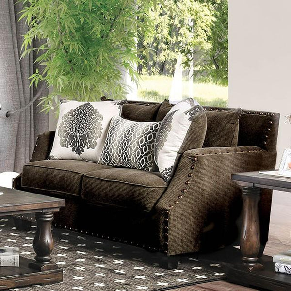 Cornelia Light Brown Love Seat - My Sweet Home Furniture (Queens, NY)