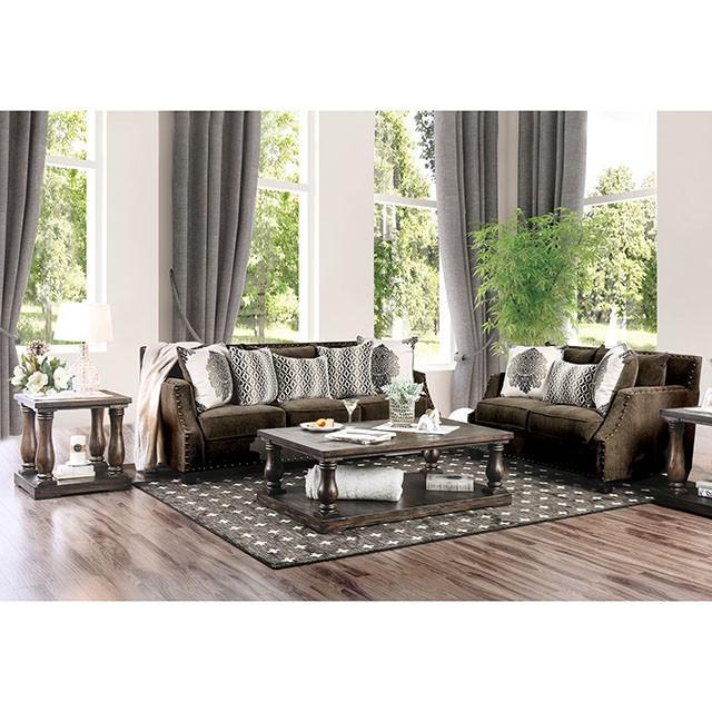 Cornelia Light Brown Love Seat - My Sweet Home Furniture (Queens, NY)