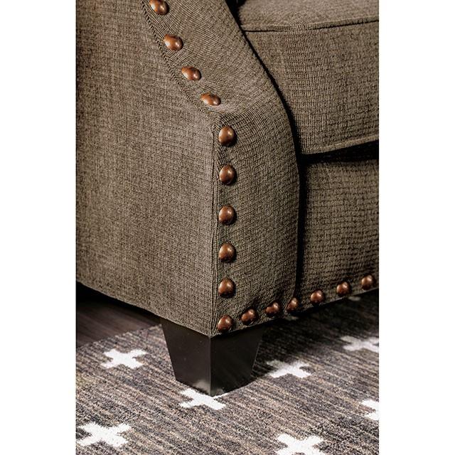 Cornelia Light Brown Love Seat - My Sweet Home Furniture (Queens, NY)
