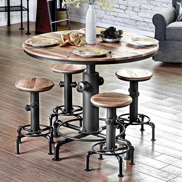 Foskey 5 Pc Counter Ht Table Set - My Sweet Home Furniture (Queens, NY)