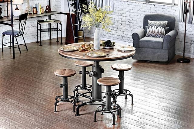 Foskey 5 Pc Counter Ht Table Set - My Sweet Home Furniture (Queens, NY)