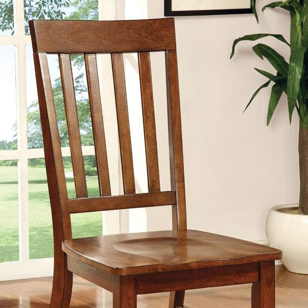FOSTER I Dark Oak Side Chair (2/CTN) - My Sweet Home Furniture (Queens, NY)