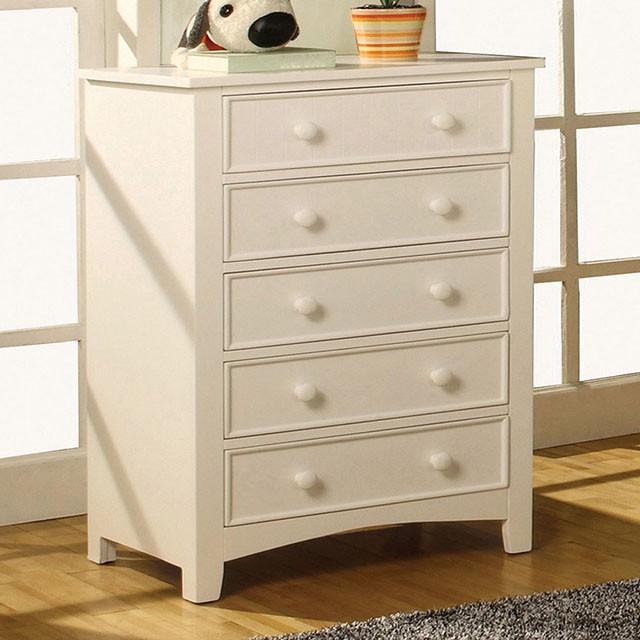 Corry White Chest - My Sweet Home Furniture (Queens, NY)