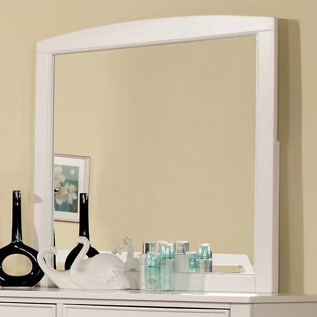 Corry White Mirror - My Sweet Home Furniture (Queens, NY)