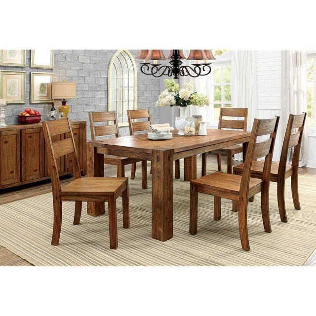 FRONTIER Dark Oak Side Chair (2/CTN) - My Sweet Home Furniture (Queens, NY)
