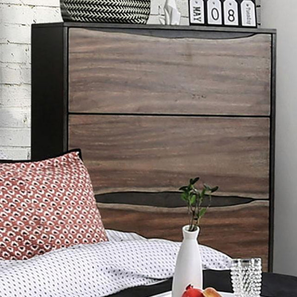 Fulton Dark Oak/Dark Walnut Chest - My Sweet Home Furniture (Queens, NY)