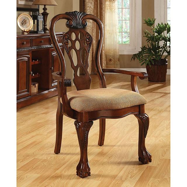 GEORGETOWN Antique Cherry Dining Table w/ Double Pedestals - My Sweet Home Furniture (Queens, NY)