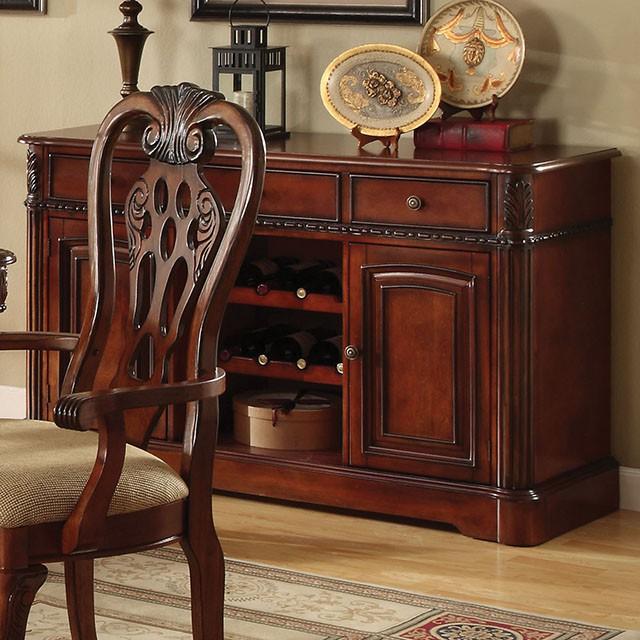 GEORGETOWN Antique Cherry Dining Table w/ Double Pedestals - My Sweet Home Furniture (Queens, NY)