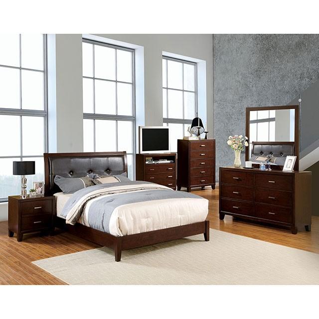 Gerico II Brown Cherry Mirror - My Sweet Home Furniture (Queens, NY)