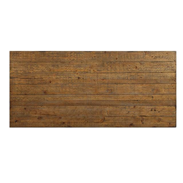 GIANNA Rustic Pine 96" Dining Table - My Sweet Home Furniture (Queens, NY)