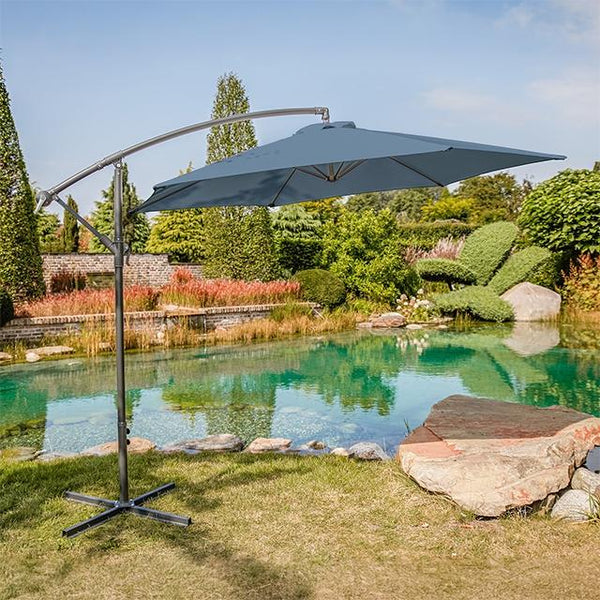 Glam Cantilever Umbrella w/ LED - My Sweet Home Furniture (Queens, NY)