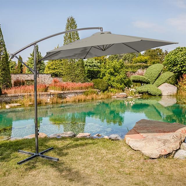 Glam Cantilever Umbrella w/ LED - My Sweet Home Furniture (Queens, NY)