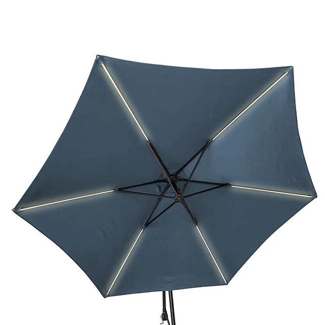 Glam Cantilever Umbrella w/ LED - My Sweet Home Furniture (Queens, NY)