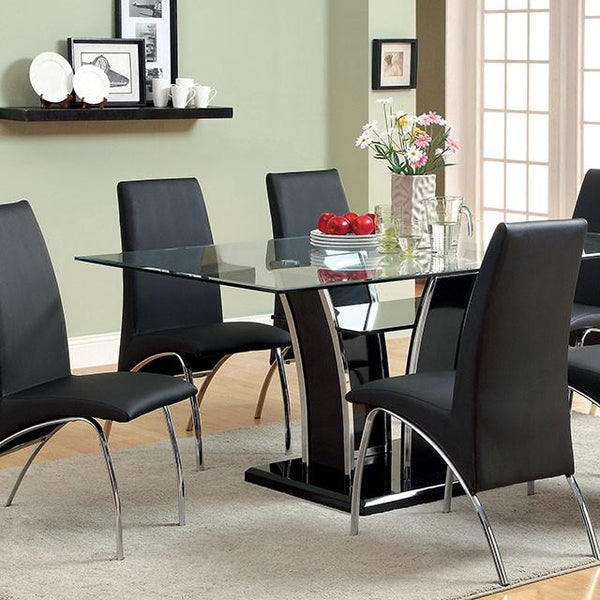 Glenview Black Dining Table - My Sweet Home Furniture (Queens, NY)