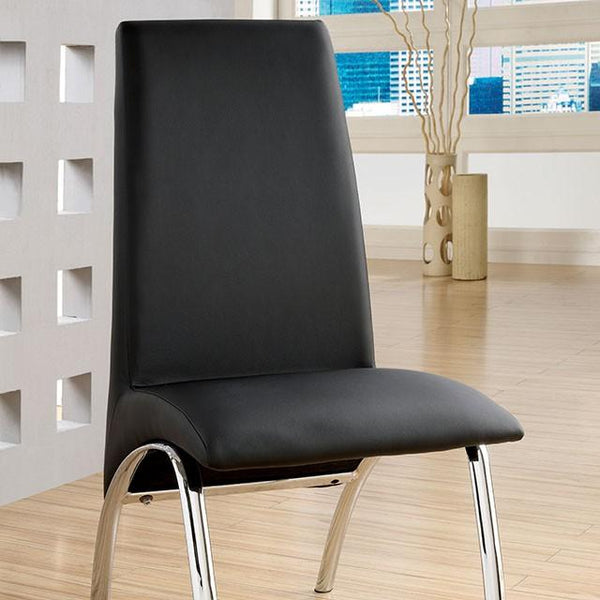 Glenview Black Side Chair - My Sweet Home Furniture (Queens, NY)
