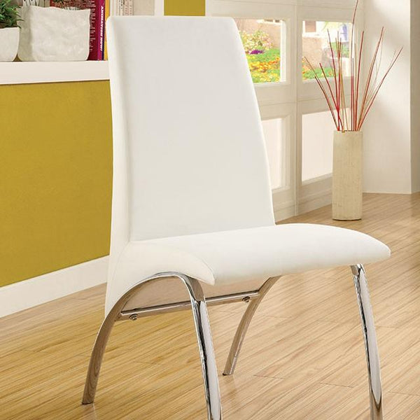 Glenview White Side Chair - My Sweet Home Furniture (Queens, NY)