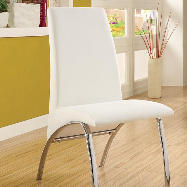 Glenview White Side Chair - My Sweet Home Furniture (Queens, NY)
