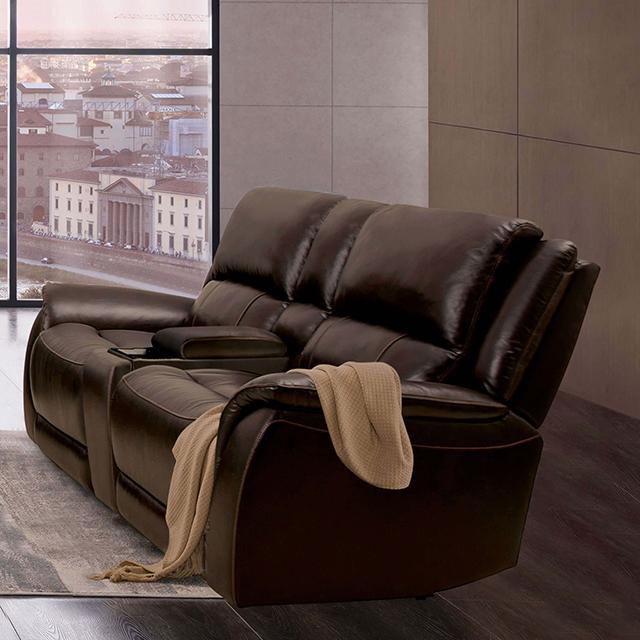 GORGIUS Power Loveseat, Espresso - My Sweet Home Furniture (Queens, NY)