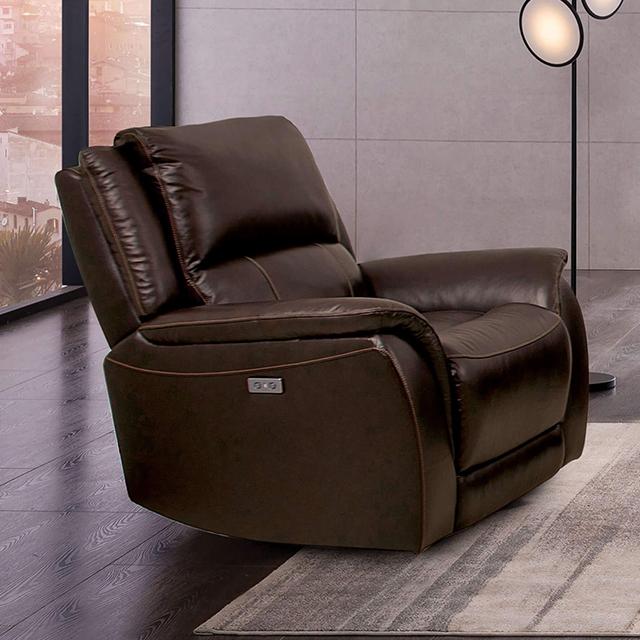 GORGIUS Power Recliner, Espresso - My Sweet Home Furniture (Queens, NY)