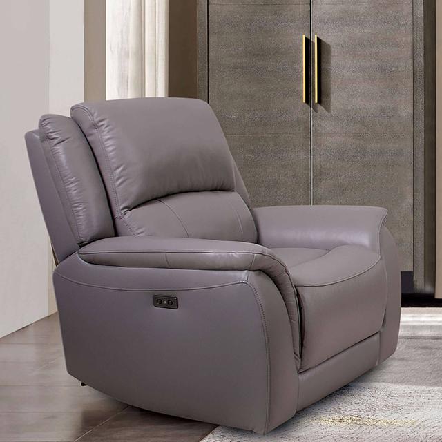 GORGIUS Power Recliner, Light Gray - My Sweet Home Furniture (Queens, NY)