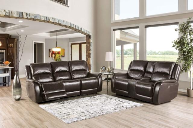 GORGIUS Power Loveseat, Espresso - My Sweet Home Furniture (Queens, NY)